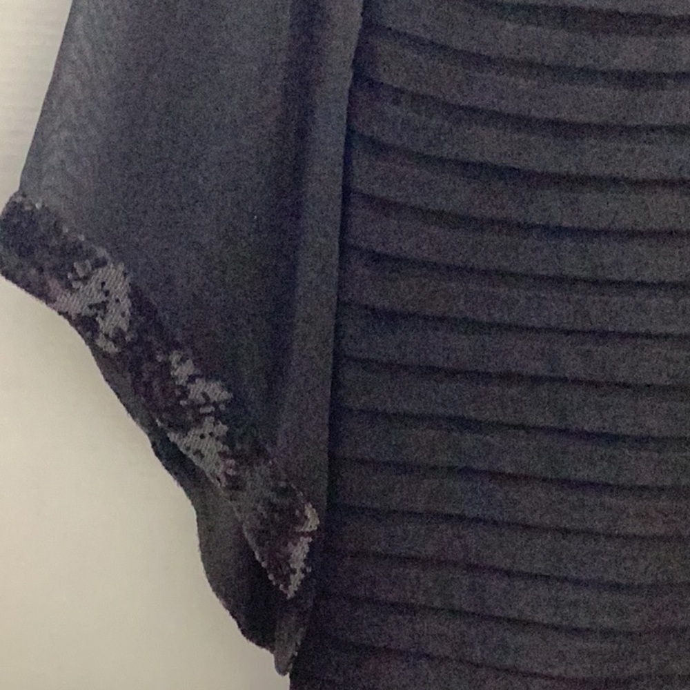 Adrianna Papell - Bell Sleeve Striped Dress - Picture 10 of 13